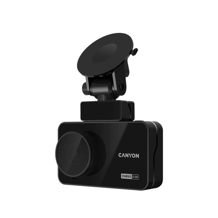 Canyon 148CNDDVR25GPS WQHD Dash Cam in Black, high-resolution car camera, available at Keans Claremorris.