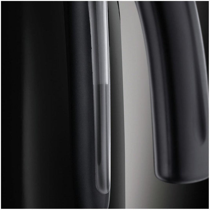 Russell Hobbs Colours Plus 1.7L Black Jug Kettle, fast boil, sleek design – available at Keans Claremorris