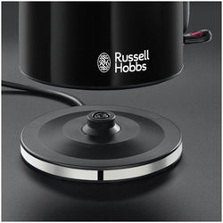 Russell Hobbs Colours Plus 1.7L Black Jug Kettle, fast boil, sleek design | Available at Keans Claremorris