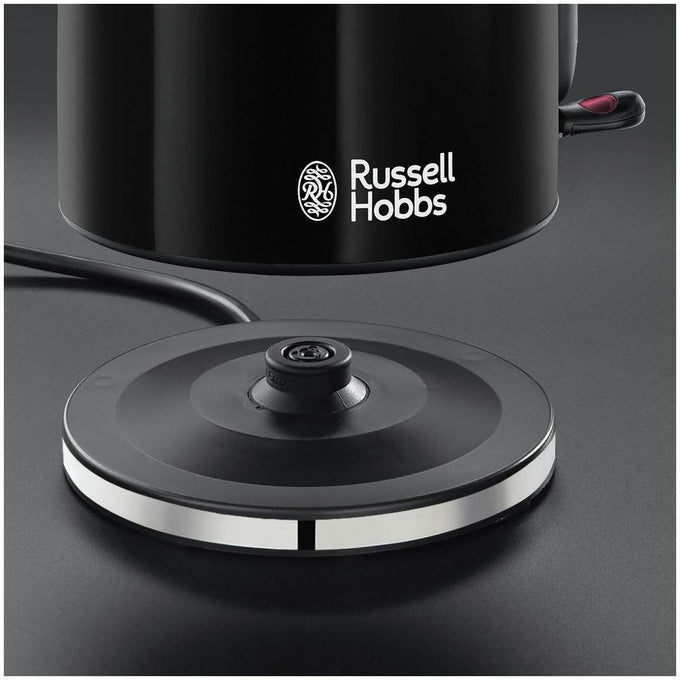 Russell Hobbs Colours Plus 1.7L Black Jug Kettle, fast boil, sleek design | Available at Keans Claremorris