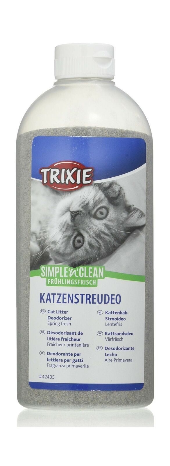 Trixie Simple'n'Clean Cat Litter Deodorizer Spring Fresh 750g, eliminates odors, non-toxic, freshens air – Keans Claremorris