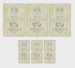 Vin de France Bundle Set Placemats & Coasters Set of 6