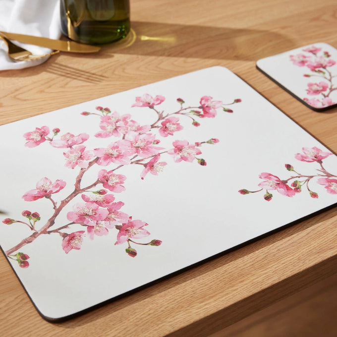 Pink Blossom Placemats - Set of 6 - Image 4