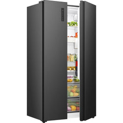 Hisense 91.1cm x 178.6cm Freestanding Door Black Stainless Steel