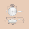 Stellar Profile 7000 24cm non-stick saute pan, durable cookware by Keans Claremorris