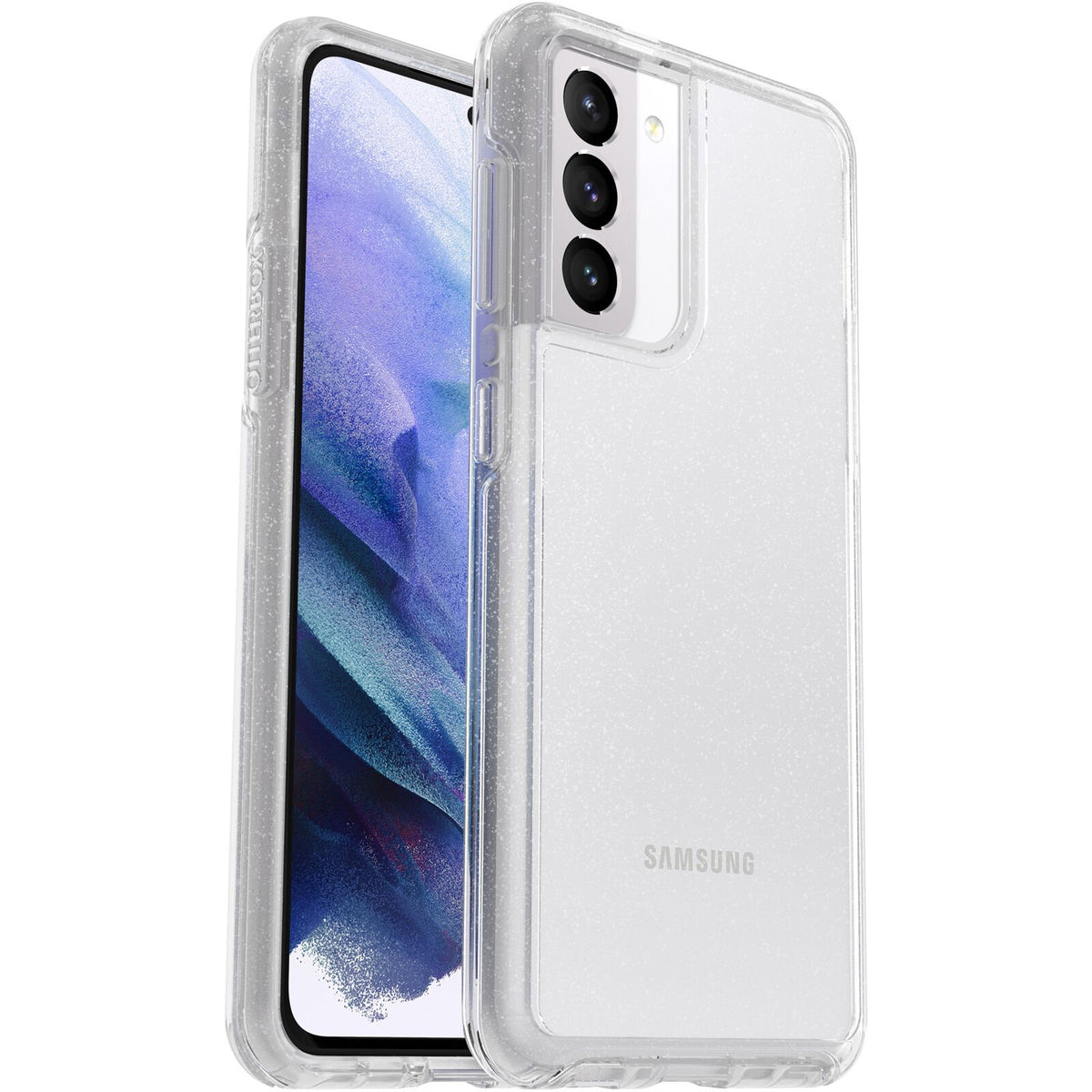 Otter Symmetry Galaxy S21 Stardust clear case with antimicrobial protection, drop-resistant, slim fit – Keans Claremorris