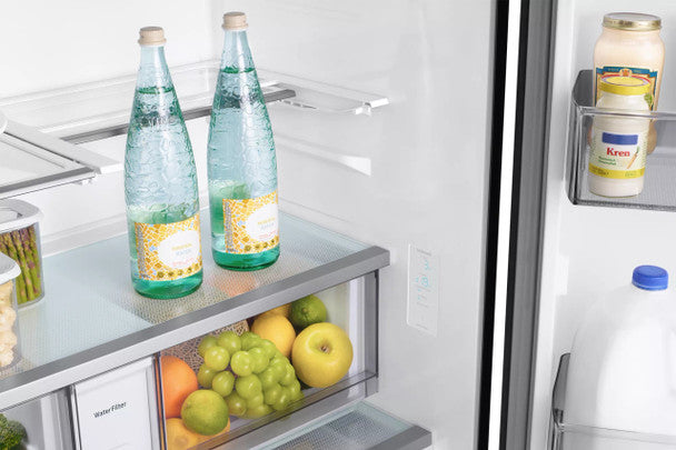 Samsung Bespoke French Style Fridge Freezer RF24BB620ES9EU with Autofill Water Pitcher, Silver - Keans Claremorris