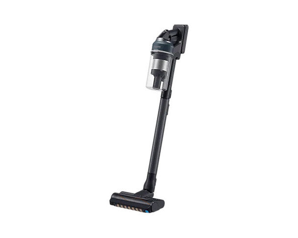 Samsung Jet 95 Pro 210W cordless stick vacuum with Pet Tool+ and spray spinning sweeper, available at Kean’s Claremorris. –