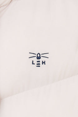 Savannah Ladies Long Gilet in Irish Cream, stylish sleeveless coat by Keans Claremorris, perfect for layering.