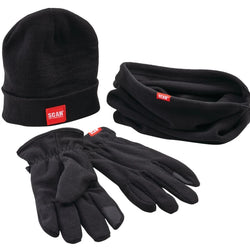 Scan 3pc Winter Workwear Pack with 3M Thinsulate Beanie, touchscreen fleece gloves, adjustable snood – Keans Claremorris
