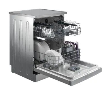 Beko BDFN15430X 60cm freestanding dishwasher in stainless steel, efficient cleaning, available at Keans Claremorris
