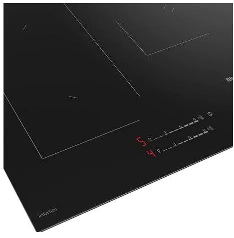 Blomberg MIX55487N black induction hob with touch controls, sleek design – available at Keans Claremorris.