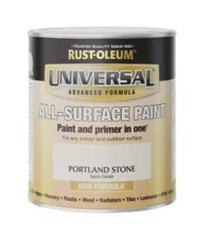 Painters Touch Universal Portland Stone 750ml all-surface paint for outdoor furniture renovation, 16hr dry, Keans Claremorris