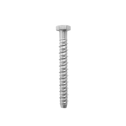 R-LX Concrete Screw Anchor M8 10x75 mm, Hex without Flange, Zinc Plated [BAG OF 10]