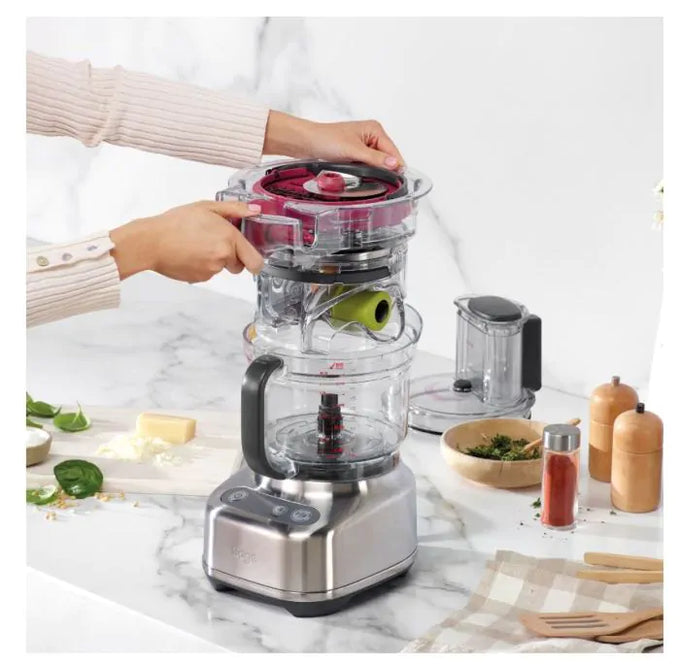 Sage Paradice 9 Food Processor Sea Salt finish, model SFP638SST2GUK1, available at Keans Claremorris