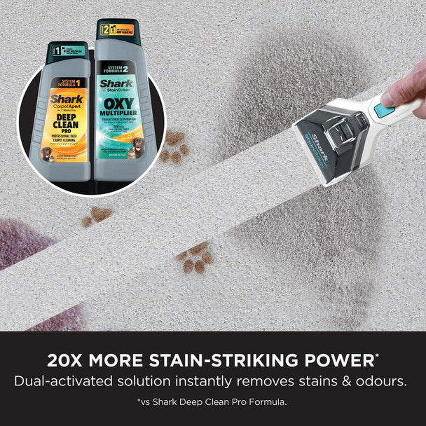 Shark Carpet Expert & Stain Striker EX200UK vacuum cleaner for deep carpet cleaning – available at Keans Claremorris