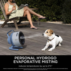 Shark FlexBreeze HydroGo Misting Fan Glacier Blue| FA050UKBL
