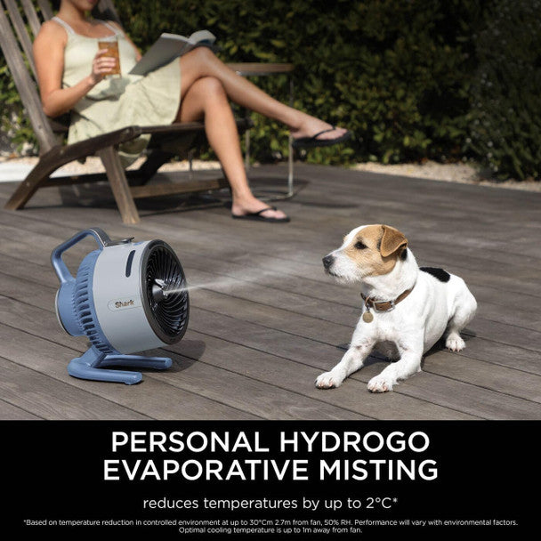 Shark FlexBreeze HydroGo Misting Fan Glacier Blue| FA050UKBL - Image 3