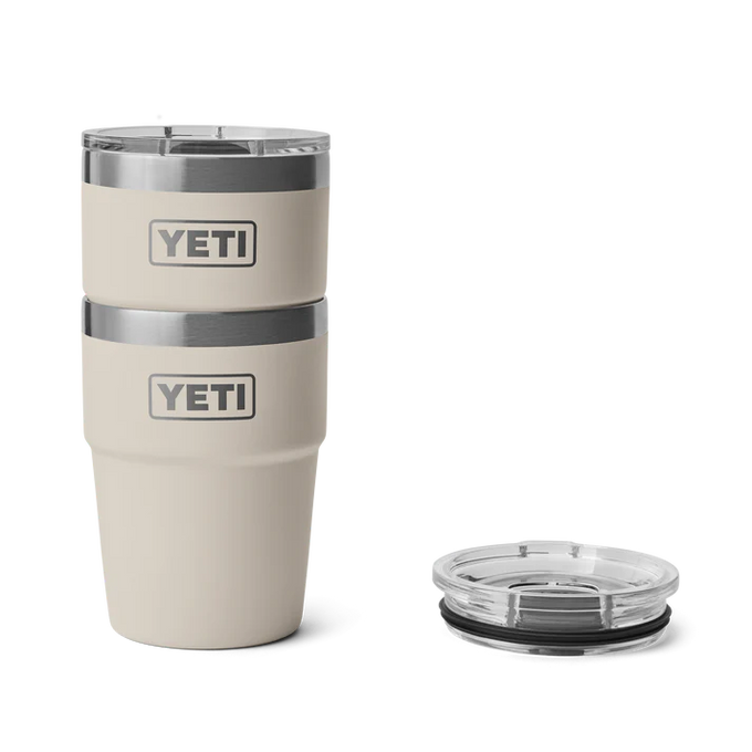 Yeti Rambler 16 Oz Stackable Cup Ms Cape Taupe - Image 4
