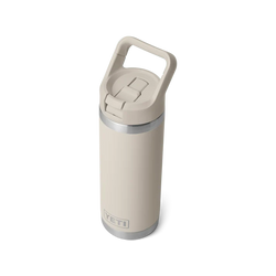 Yeti Rambler 18 Oz Colour Straw Bottle Cape Taupe