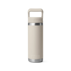 Yeti Rambler 18 Oz Colour Straw Bottle Cape Taupe