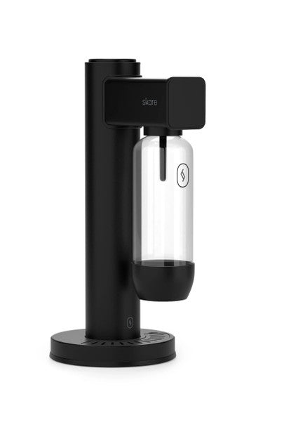 Skare Soda Maker Ice Carbon stainless steel, cordless, adjustable carbonation, polished or matte finish - Keans Claremorris