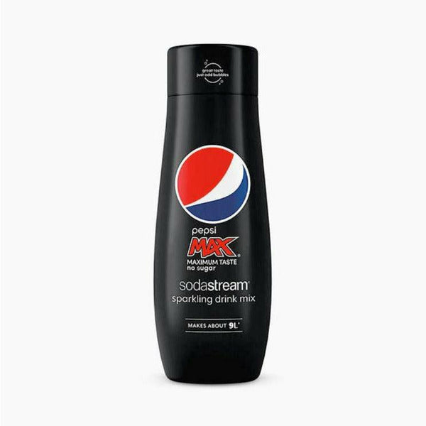 SodaStream Pepsi Max Flavour 440ml bottle, sugar-free, makes 9L Pepsi Max, low-calorie, available at Keans Claremorris.
