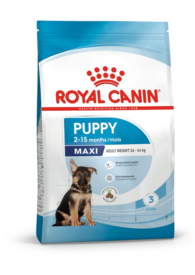 Royal Canin Maxi Puppy/Junior 15kg dog food for large breed puppies, supports immunity, brain, and digestion - Keans