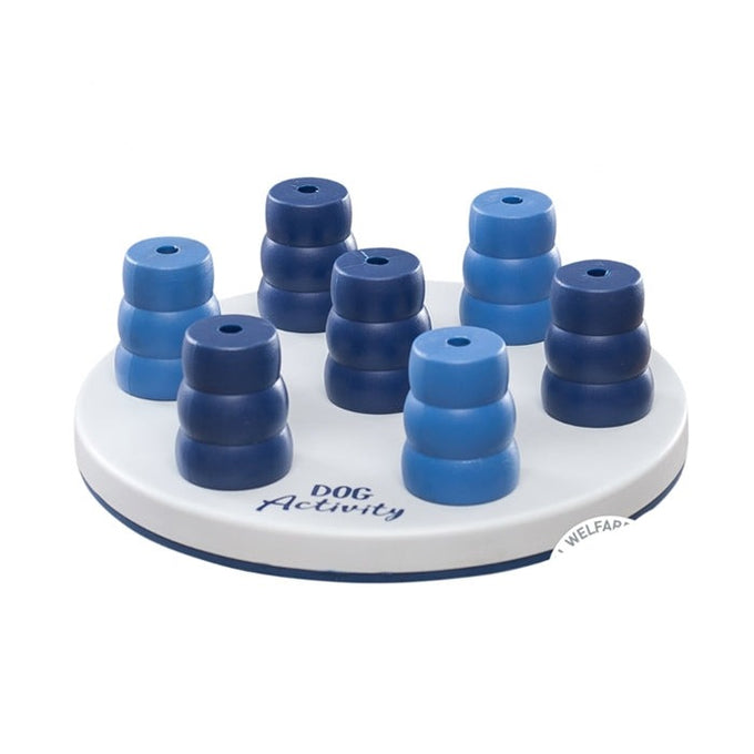 Dog Activity Mini Solitaire puzzle toy with 7 cones, non-slip base, dishwasher safe, for small dogs – Keans Claremorris