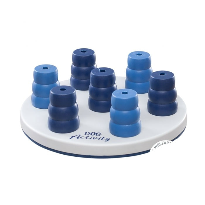 Dog Activity Mini Solitaire puzzle toy with 7 cones, non-slip base, dishwasher safe, for small dogs – Keans Claremorris