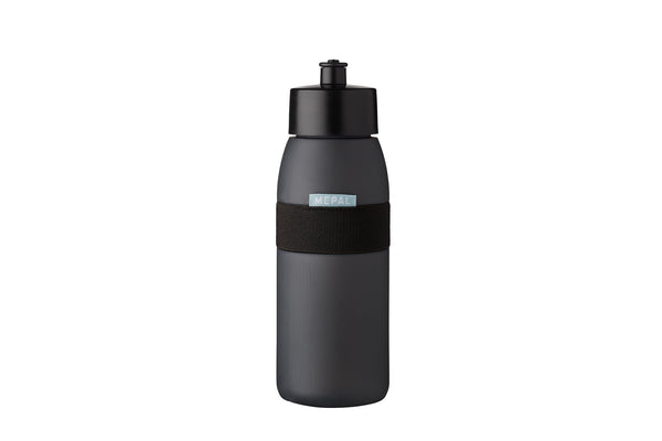 Mepal Ellipse 500 ml Nordic black sports bottle, BPA-free, soft spout, non-slip grip, dishwasher safe – Keans Claremorris