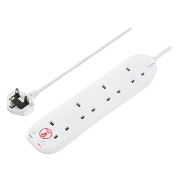 4 Socket 4M Surge Extension Lead - Image 1