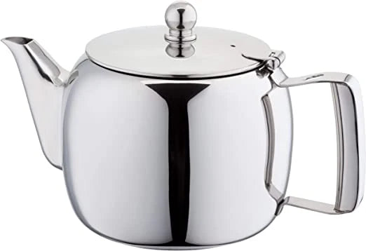 Stainless steel Stellar Traditional 4 cup teapot 900ml with dribble-free spout and teabag clip – Keans Claremorris