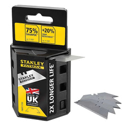 Stanley Fatmax Utility Knife Blades 11-700, 100pc dispenser, 20% stronger, 75% sharper, induction-hardened, Keans Claremorris
