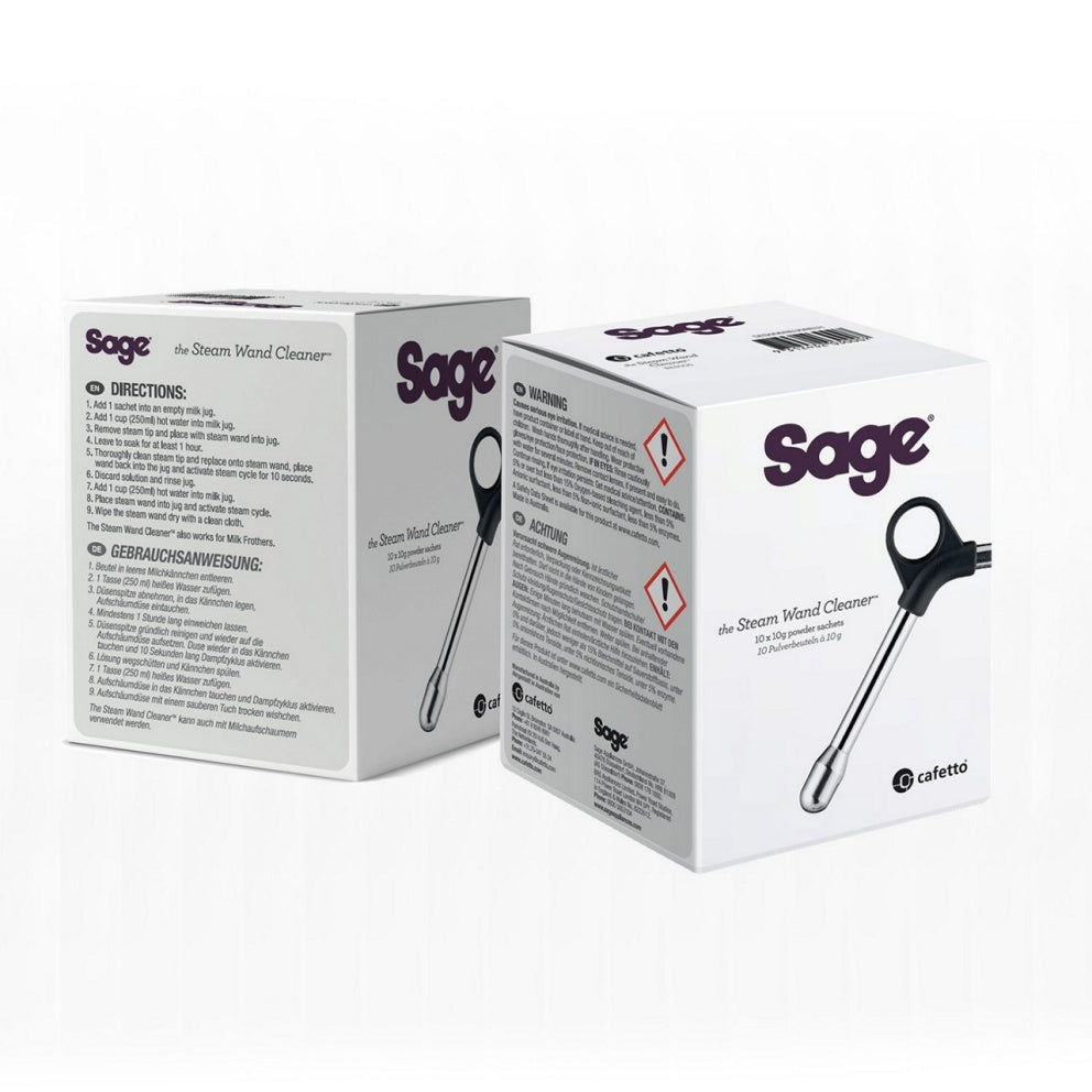 Sage Steam Wand Cleaner SES006UK removes milk residue, maintains steam pressure, ensures fresh coffee, available at Kean’s
