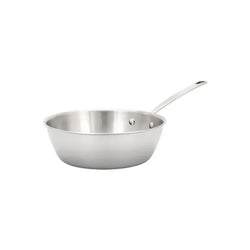 Stellar Eclipse 24cm chefs pan 2L tri-ply stainless steel, induction compatible, oven safe, with measurement markings –