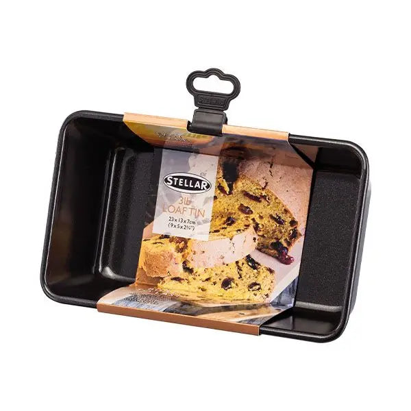 Stellar Bakeware 9" 2lb loaf tin, 1.6L non-stick steel pan, dishwasher safe, durable with lifetime guarantee - Keans