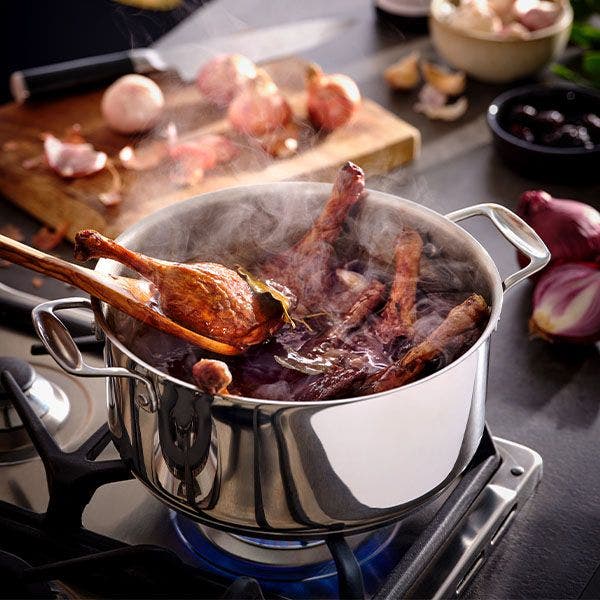 Stellar 7000 24cm Casserole 3.7L - Durable cookware for slow cooking, available at Keans Claremorris.