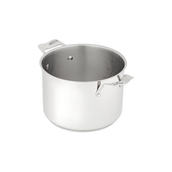 Stellar 22cm 5L stockpot, durable stainless steel cookware, ideal for soups and stews – available at Keans Claremorris.