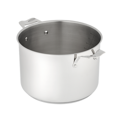Stellar 26cm 8L stockpot, durable stainless steel cookware, ideal for soups and stews – available at Keans Claremorris