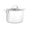 Stellar 26cm 8L stockpot, durable stainless steel cooking pot, ideal for soups and stews - Keans Claremorris