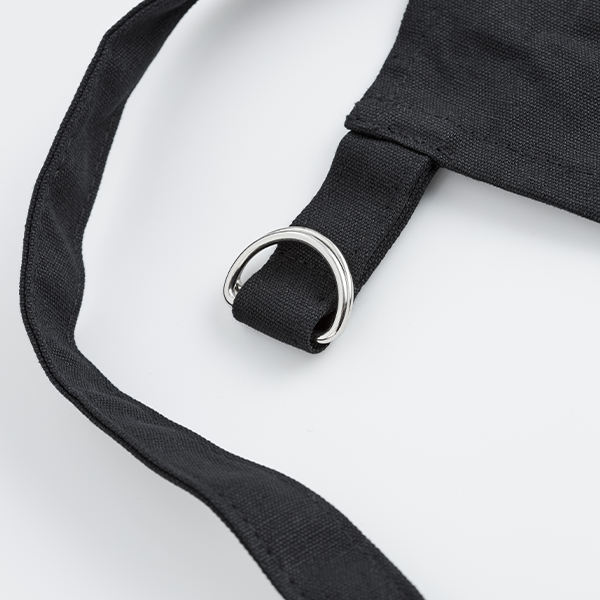 Black 88cm Stellar Textiles apron, durable fabric, ideal for cooking and crafting – Keans Claremorris