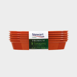 Flower Pot Saucer Terracotta (Multi x5)