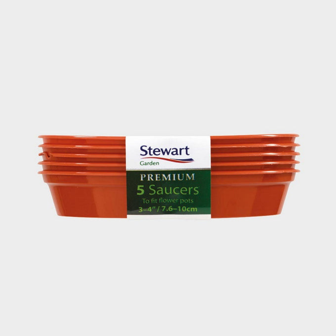 Flower Pot Saucer Terracotta (Multi x5) - Image 1