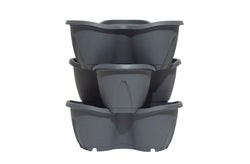 Strawberry Planter - 3 Pack, Anthracite