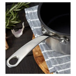 Stellar Eclipse 14cm 1L non-stick milk pan, durable cookware by Keans Claremorris, perfect for sauces and heating milk.