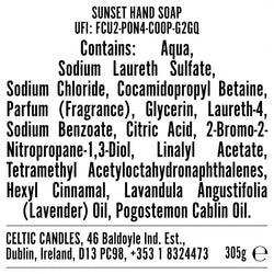 Lumiere Range - 250ml Natural Soap Dusk (Crepuscule)