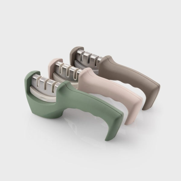 3-Stage Countertop Knife Sharpener – Assorted Colours 