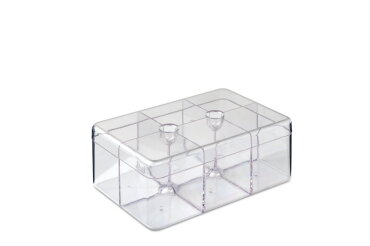Mepal Tea box rectangular - clear