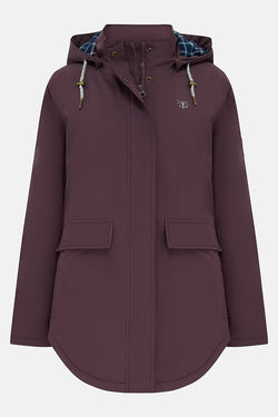Tess Ladies Coat Damson